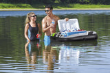 Ozark Trail Cooler Float With 2 Cup Holders, 39 " x 33 " x 9.8 " Fits Coolers 24-48 Quarts