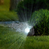 Pure Garden LED Solar Rock Landscaping Lights - Set of 4