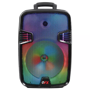 QFX 12" Portable Bluetooth Speaker with Party Lights