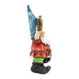 22" Polyresin Welcoming Willie Garden Gnome Greeter Statue