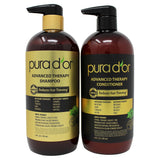Pura d'or Advanced Therapy Anti-Hair Thinning Shampoo & Conditioner Duo, Anti-Hair Loss