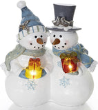 Vp Home Gift-Giving Snowman Couple Led Christmas Light