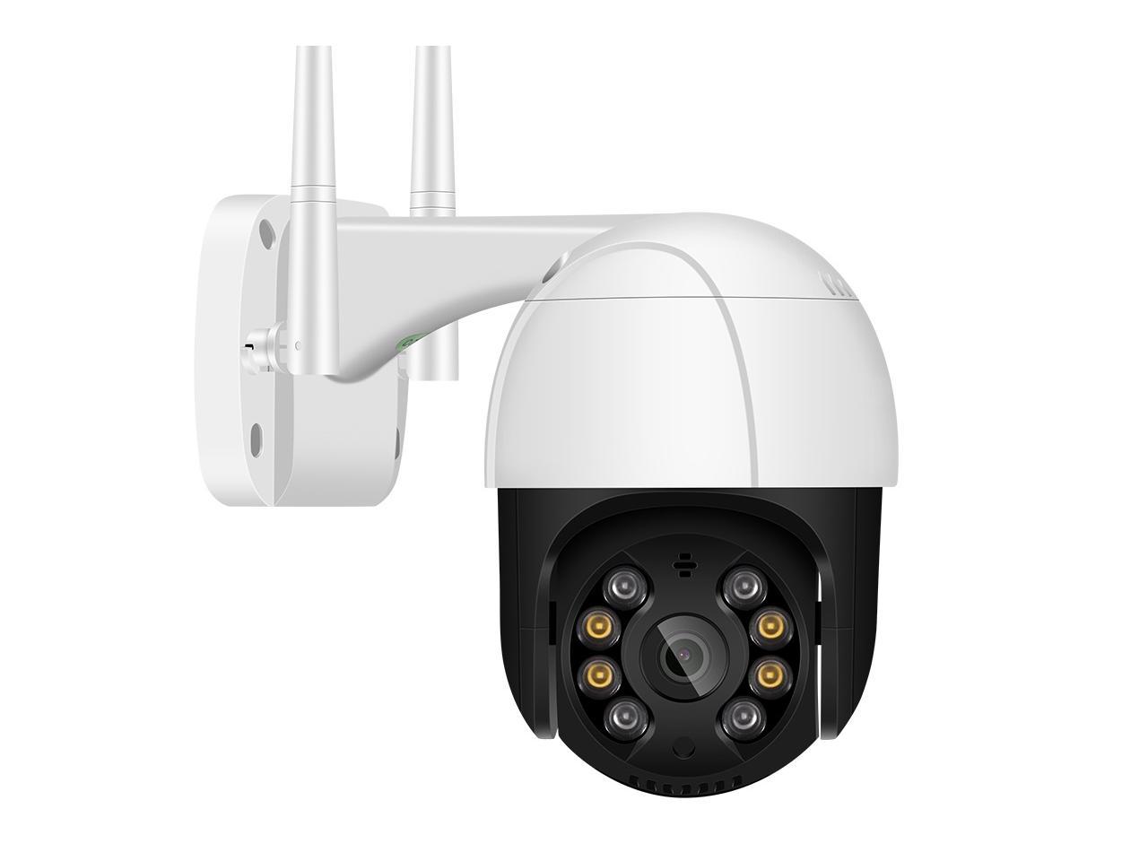 Security camera WiFi IP PTZ HD 1080P 5MP Outdoor IP66 4x dig. zoom 