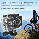 Outdoor 2.0? LCD Screen 1080P High Definition Camera Scouting Video Camera Supported 32G(Max.) T-F Card Waterproof Design for Sport Cycling