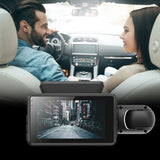 1080P Car Driving Recorder Car DVR G Sensor Dual Dash Camera 24-hour Night Parking Monitor Vision Video Recorder