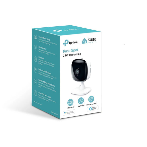 TP-Link Kasa Spot Camera with SD Card Storage Indoor Wi-Fi Smart Security Camera