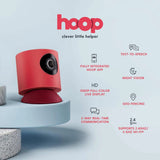Hoop Home Security Camera Wireless 1080p Video Surveillance System with Sound & Motion Detection, Text to Speech