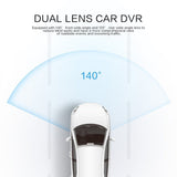 AKASO HD Car DVR Dual Lens GPS Camera Dash Cam Rear View Video Recorder Dash Cam Auto Registrator G-Sensor Car DVRs X3000 R300