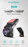 Front and Rear WIFI 1080p Dual Camera Lens Car DVR  Auto Night Vision 24H Parking Monitor