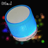 Led Mini Portable Wireless Bluetooth Speaker A9 Tf Usb Music Sound Subwoofer Box