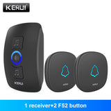 KERUI M525 Wireless Doorbell Kit Home Security Smart Doorbell Chimes Waterproof Outdoor Touch Button Super Long Transmission