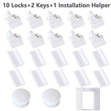 Magnetic Locks Protection From Children Baby Safety Lock Infant Security Locks Drawer Latch Cabinet Door Stopper Lock Limiter