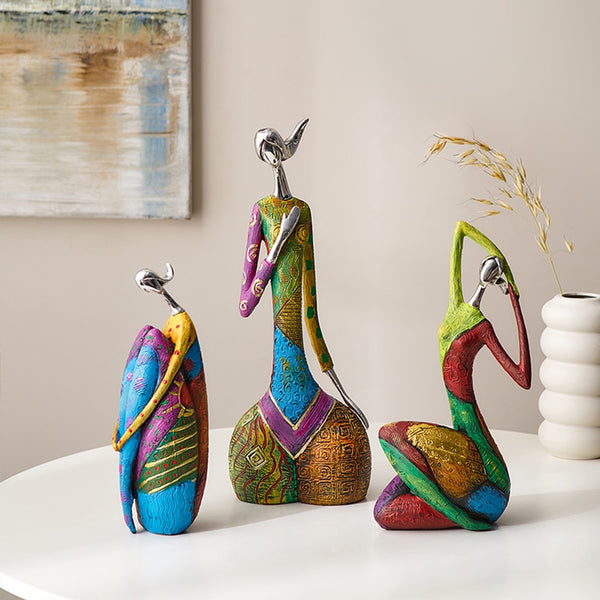 Modern Art Figurine Desktop Decoration Accessories Gift Creative Home –  Homesmartcamera