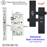 Raykube Wifi Electronic Door Lock Fingerprint Door Lock