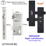 Raykube Wifi Electronic Door Lock Fingerprint Door Lock