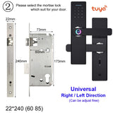 Raykube Wifi Electronic Door Lock Fingerprint Door Lock