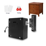 Smart Electronic Hidden RFID Cabinet Lock No Hole Easy Installation Furniture Locker Wardrobe Shoe Cabinet Drawer Door Lock With Two Cards/Keytags