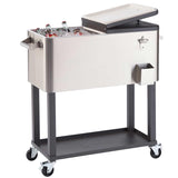 Trinity Stainless Steel Cooler with Cover, 304 Stainless Steel Cooler