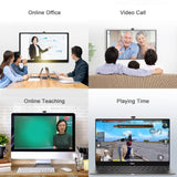 Webcam 1080P Full HD Web Camera With Microphone USB Plug Web Cam For PC Computer Mac Laptop Desktop YouTube Skype Mini Camera