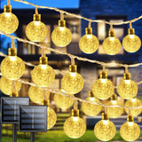GooingTop Solar String Lights, 2 Pack 120 LED 58ft Outdoor String Light with 8 Lighting Modes