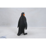 18" Black and Orange King Penguin Statue