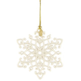 Lenox Snowflake Ornaments, Set of 12, Made of Porcelain, Christmas Decoration Gifts