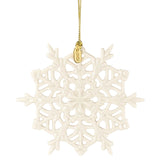 Lenox Snowflake Ornaments, Set of 12, Made of Porcelain, Christmas Decoration Gifts