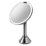 simplehuman 8” Round Sensor Mirror with 5x and 10x Magnification