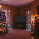 5ft LED Spiral Christmas Tree with Light 141 LEDs