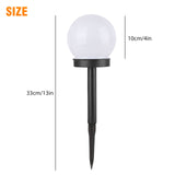 4pcs Outdoor Solar Lights Ball Lamp, TSV LED Path Light with Auto Light Sensor