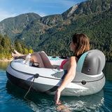 Intex River Run I Sport Lounge, Inflatable Water Float, 53" Diameter, Color Varies