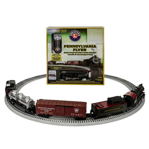 Lionel Pennsylvania Flyer Electric Train Set, Remote or Bluetooth 19 Piece Set