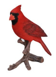 8.25" Red Polyresin Tabby Cardinal on Branch Statue