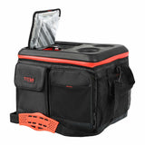 Titan 50-Can Collapsible Cooler, Folds flat for easy storage Blue/Red