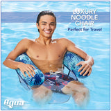 Aqua Unisex Noodle Chair Pool Float, 12.75 x 35.00 x 11.26 Inches