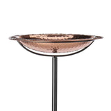 Good Directions Pure Copper Standing Bird Bath, 40" H