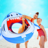 Swtroom Shark Float Water Inflatables Fun Raft Lounge, 10.30 x 8.30 x 2.00 Inches