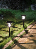 Smartpoint Rechargeable Smart Solar Color+White Pathway Lights, 2 Pack