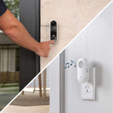 Arlo Essential Wire-Free Video Doorbell with Chime, 2 Bundle