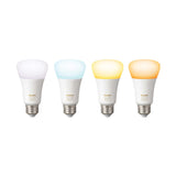 Philips Hue White Ambiance A19 LED Smart Bulbs, 4-pack
