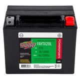 Interstate Batteries Powersport Battery FAYTX20L for ATV Motorcycle Watercraft