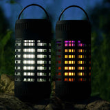 PIC Portable Solar Insect Killer Lantern with LED Flame Effect, 2-pack