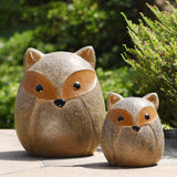 Stylecraft Faux Stone Owl Garden Statue, 2-pack