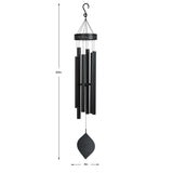 Stylecraft Aluminum Harmonic Wind Chime, 9" Dia. x 60" H