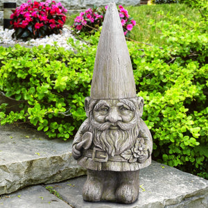 Stylecraft 26" Garden Gnome Statue, Fiberglass Reinforced Concrete