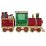 68” Holiday Glitter Train Set With Lights, 480 LED Lights