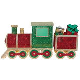 68” Holiday Glitter Train Set With Lights, 480 LED Lights