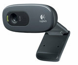 Logitech C270 HD Webcam, HD Video calls with Automatic Light Correction