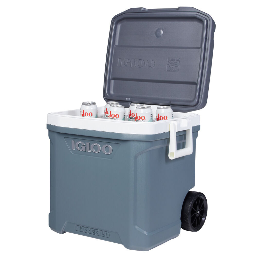 Igloo 62-Quart Maxcold Latitude Roller Ice Cooler w Wheels MaxCold 5- –  Homesmartcamera