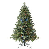 4' Pre-Lit Radiant Micro LED Slim Artificial Christmas Tree with 240 LED Lights